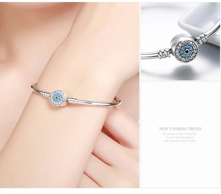 Silver  Bracelet Luxury Jewelry.