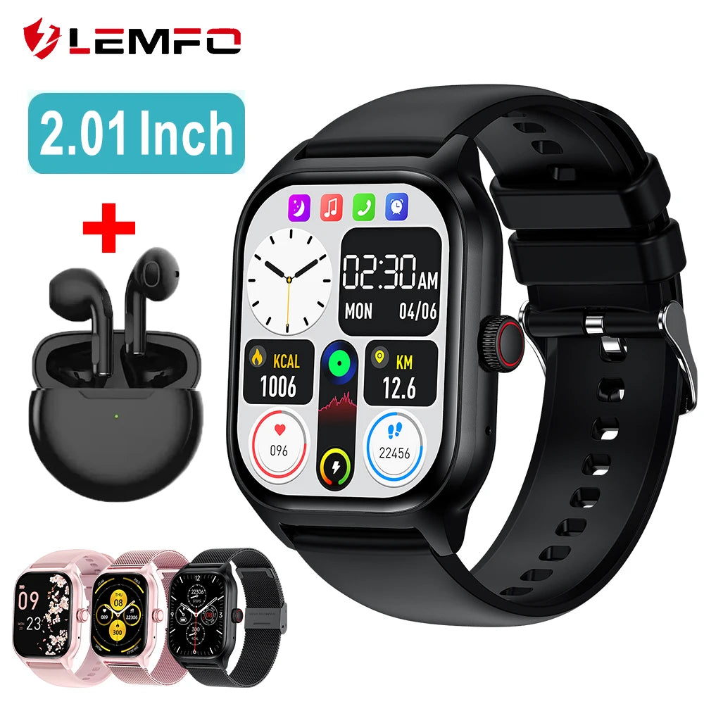 LT10 Smart Watch 2024 Android Gift Bluetooth Call Smartwatch 2024 Touch Dial Music Fitness Tracker Sports Watches