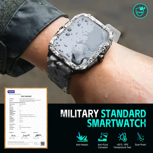 Smart Watch 3ATM Waterproof Men