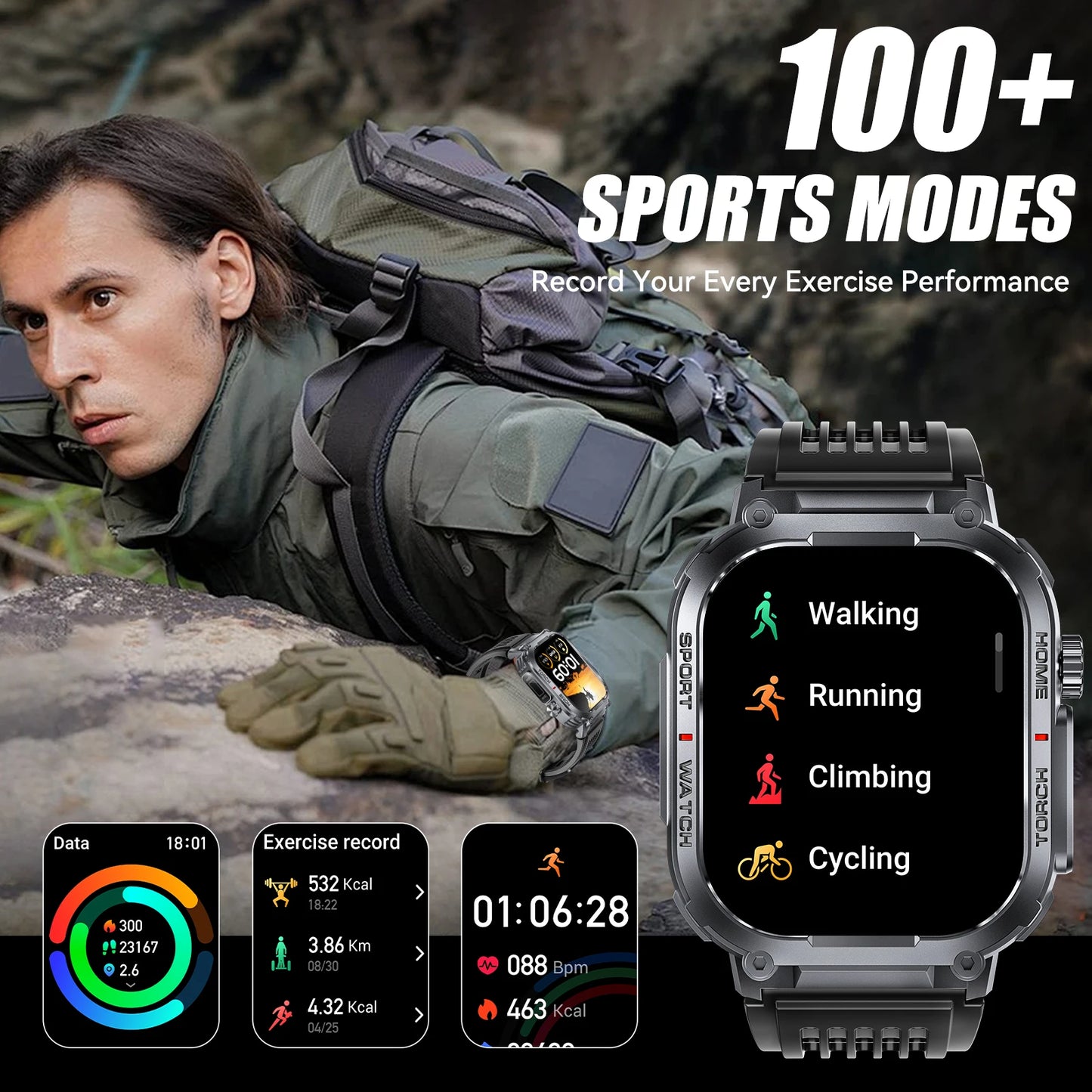 Military smart watch