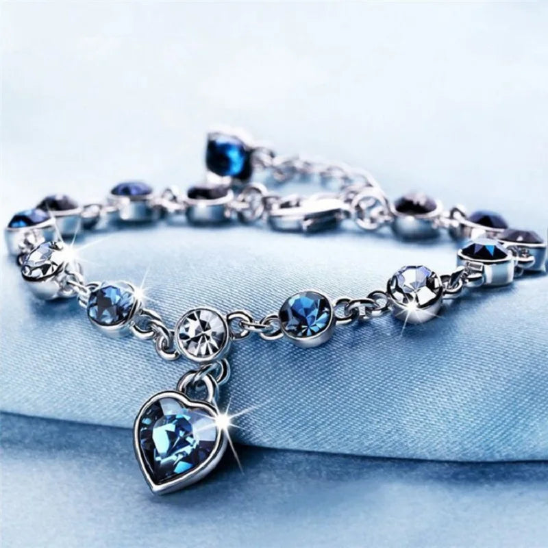 Heart of Ocean Pendant Bracelets